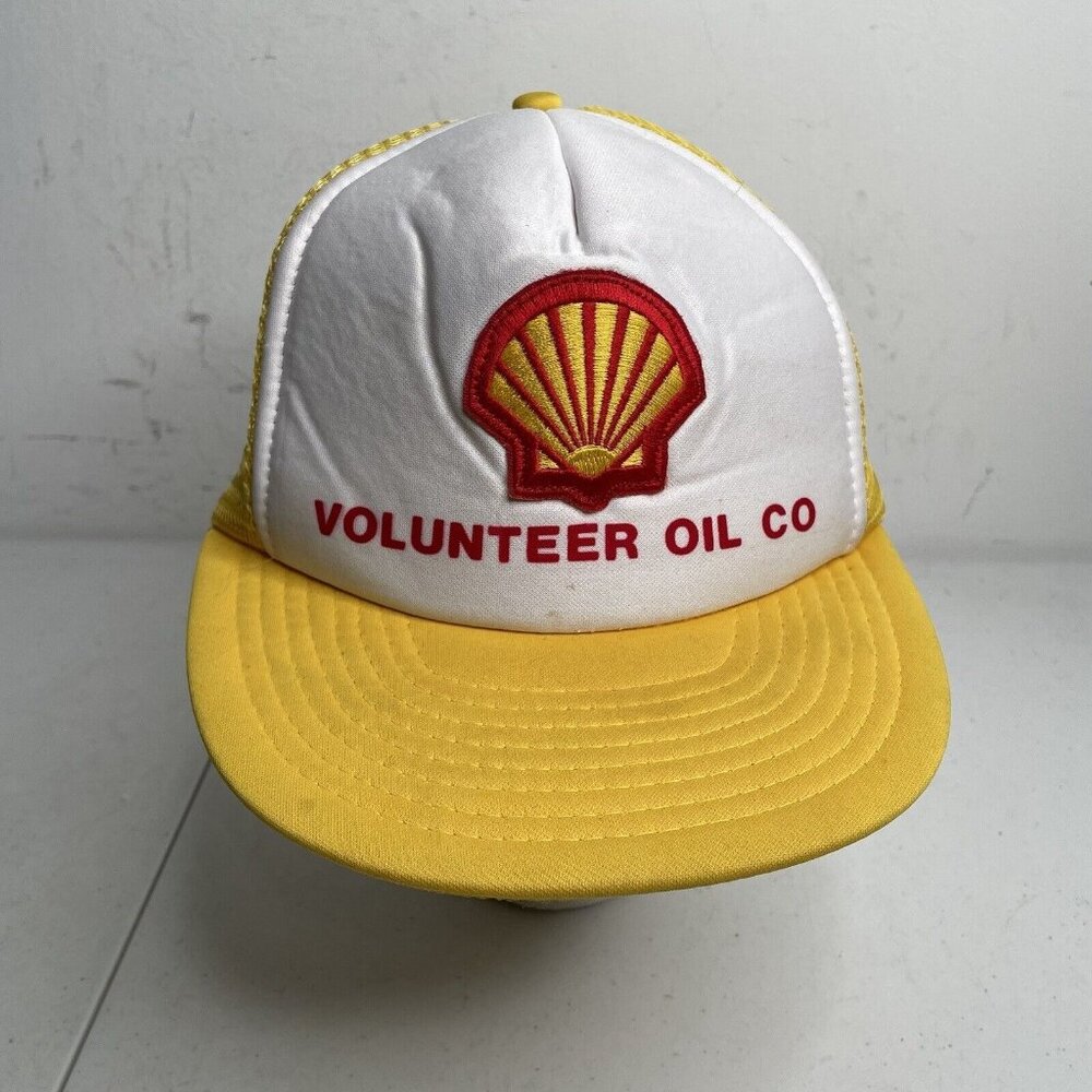 Vintage Shell Oil Trucker Hat